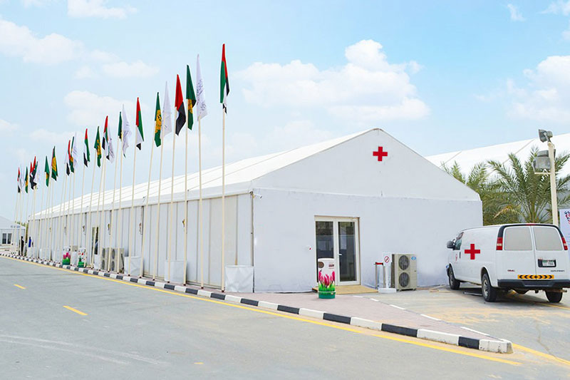 Medium medical supplies storage tent