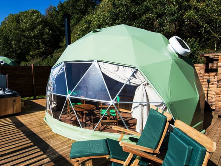 Glamping Dome Tent with Canvas Cover Jumei Tent Technology Co., Ltd.