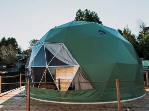 Glamping Dome Tent with Canvas Cover