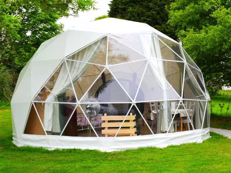 Glamping Dome Tent with Glass Window
