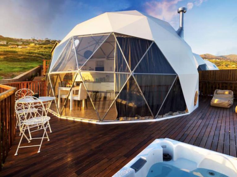 Luxury Glamping Dome Tent with Glass Window – Jumei Tent Technology Co