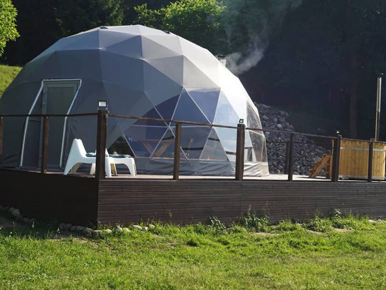 Luxury Glamping Dome Tent with Glass Window – Jumei Tent Technology Co