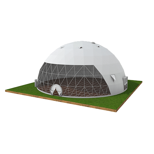 PVC Dome Glamping Tent, Capacity: 4 People, Size: 22x12inch at Rs