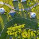 Glamping Dome Tent on the Grassland
