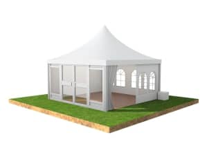 Pagoda wedding tent