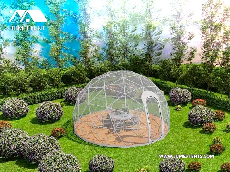 Restaurant dome tent rendering