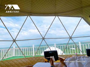 Panoramic View Window of the glamping dome