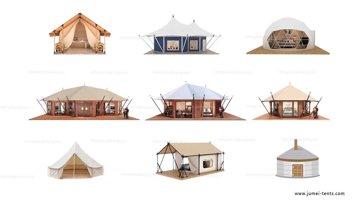 Most popular typs of glamping tents
