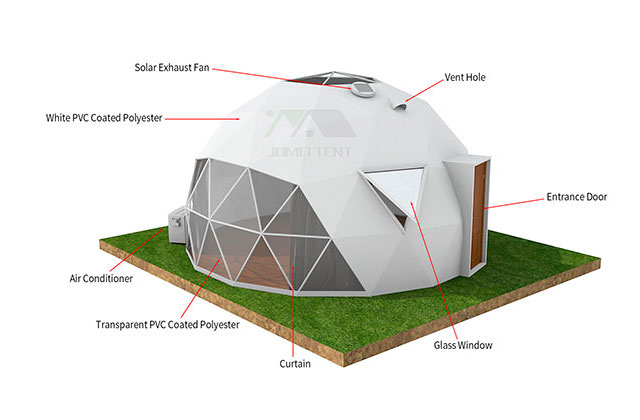 Glamping dome tent accessories