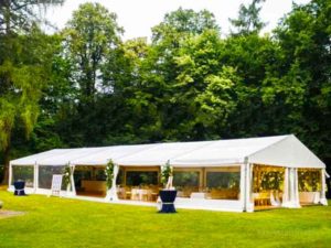 Elegant White Wedding Tent