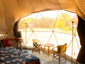 7m Glamping Dome Window