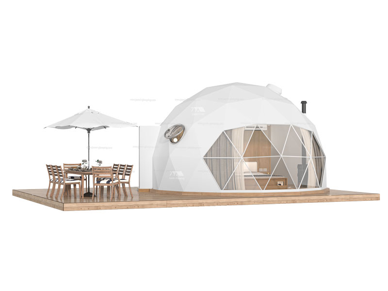 Insulation Portable Geodesic Camping Structures Dome Tent Sphere