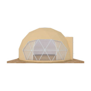 Glamping Dome Green Beige Cover