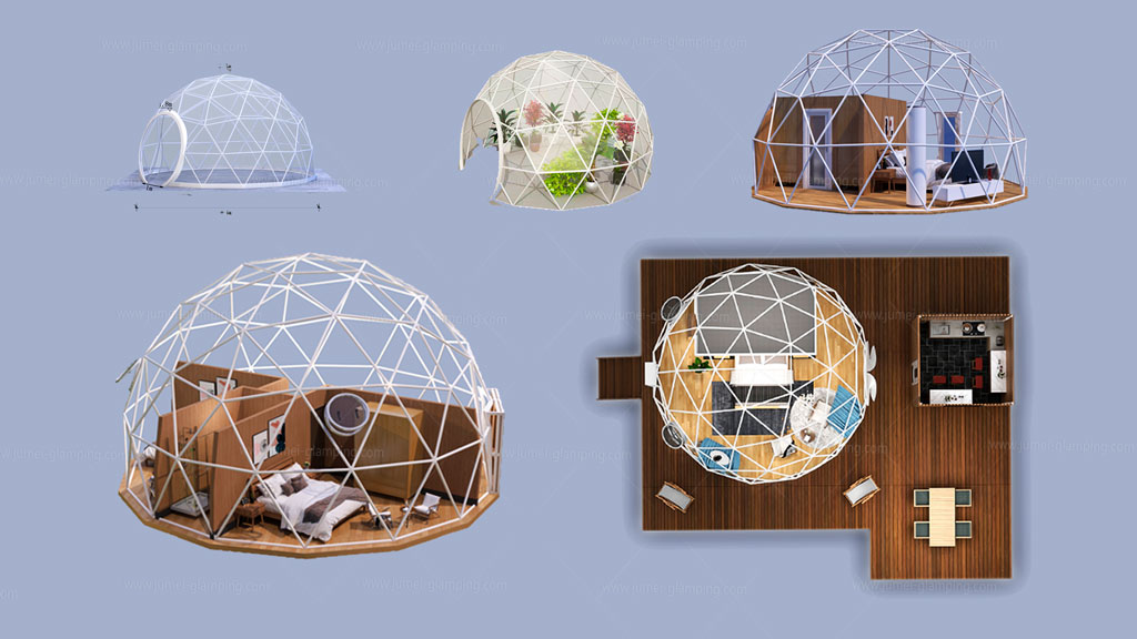 Glamping dome shop