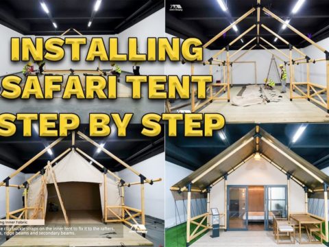 Build a safari tent step by step