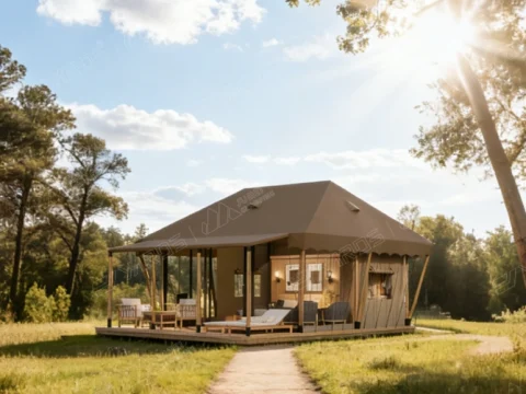 Canvas Safari Tents for Sale: Canvas vs. Glass Key Advantage Differences缩略图