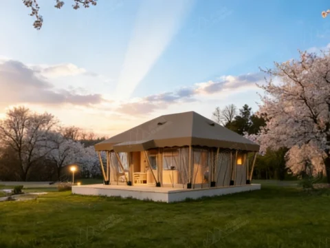 Canvas Glamping Tent: Canvas vs Luxury Tent Materials缩略图 Canvas Glamping Tent: Canvas vs Luxury Tent Materials缩略图