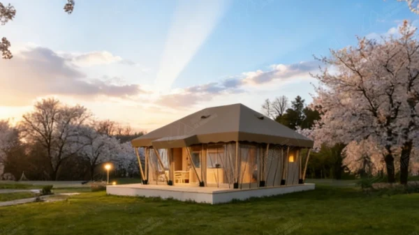 Canvas Glamping Tent: Canvas vs Luxury Tent Materials缩略图