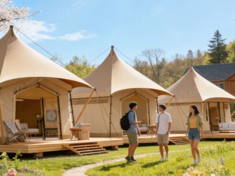 Custom Stretch Tents: Adaptability to Different Terrains缩略图