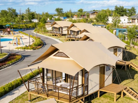 Canvas Safari Tents for Sale: Insulation and Wind Resistance Performance缩略图