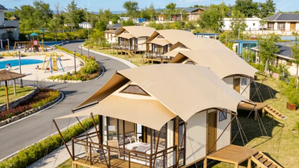 Canvas Safari Tents for Sale: Insulation and Wind Resistance Performance缩略图