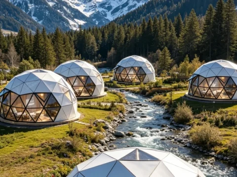 Geodesic Dome Glamping Tent: Built for Extreme Environments缩略图 Geodesic Dome Glamping Tent: Built for Extreme Environments缩略图
