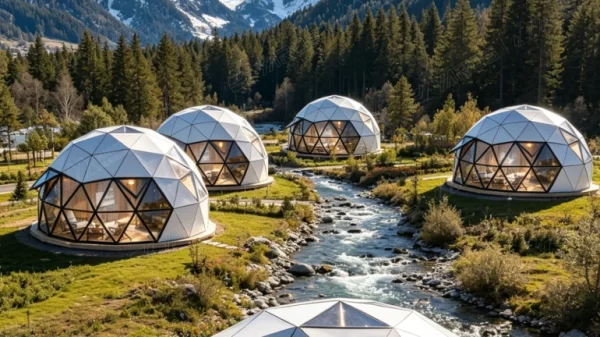 Geodesic Dome Glamping Tent: Built for Extreme Environments缩略图 Geodesic Dome Glamping Tent: Built for Extreme Environments缩略图