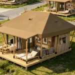 Glamping Safari Tents for Sale: Key Installation Considerations缩略图 Glamping Safari Tents for Sale: Key Installation Considerations缩略图