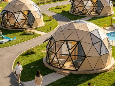Geodesic Glamping Domes for Sale: Transportation & Installation Guide缩略图
