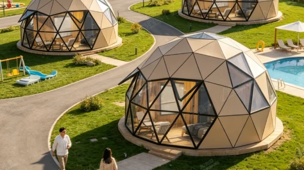 Geodesic Glamping Domes for Sale: Transportation & Installation Guide缩略图