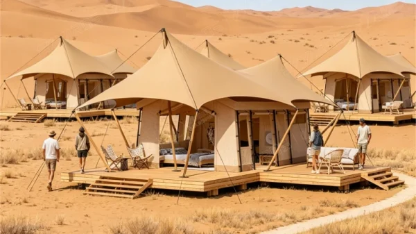 Stretch Tents Prices: Understanding Cost Structure and Desert Performance缩略图 Stretch Tents Prices: Understanding Cost Structure and Desert Performance缩略图